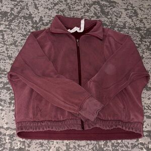 lululemon athletica Brushed Softstreme Funnel-Neck Zip Up